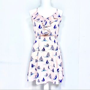 VINTAGE Women’s Flirty Dress  Sz 8